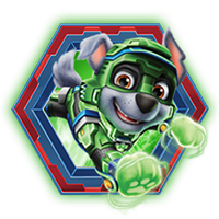 Paw Patrol Characters - Rocky - Badge