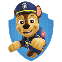 Paw Patrol Characters - Chase - Badge