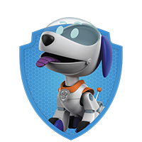 Paw Patrol Characters - Robo Dog - Badge