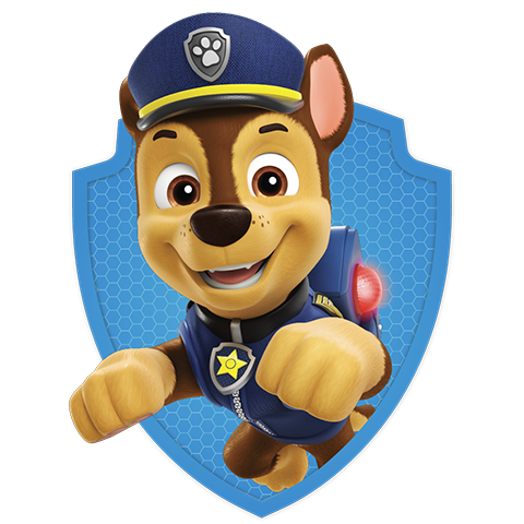 Paw Patrol Characters - Chase - Badge