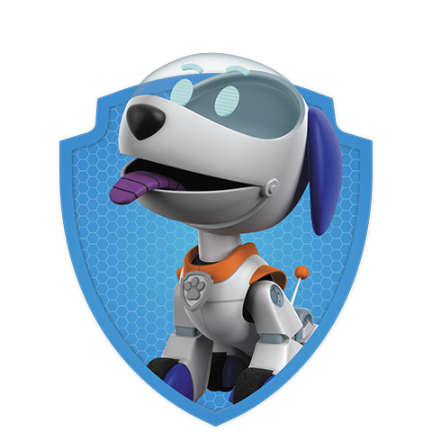 Paw Patrol Characters - Robo Dog - Badge