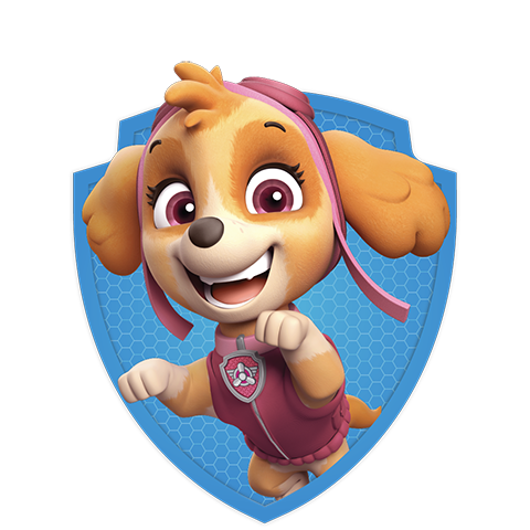 Paw Patrol Characters - Skye - Badge