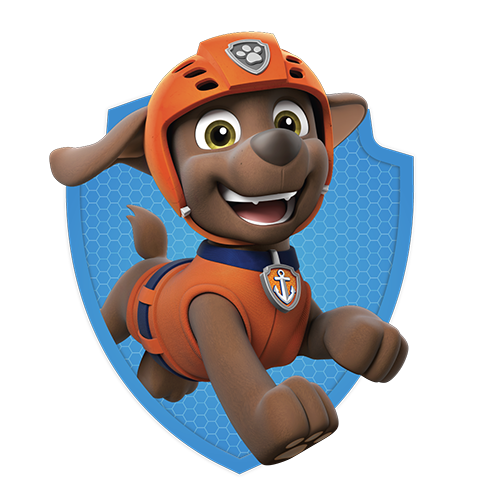 Paw Patrol Characters - Zuma - Badge
