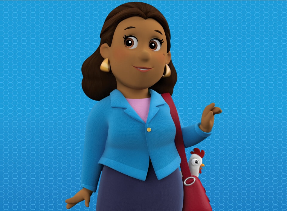 Paw Patrol Characters - Biography Mayor Goodway - Desktop image