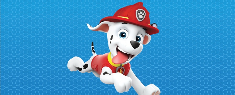 Paw Patrol Characters - Biography Marshall - Mobile image