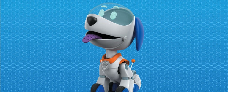 Paw Patrol Characters - Biography Robo Dog- Mobile image
