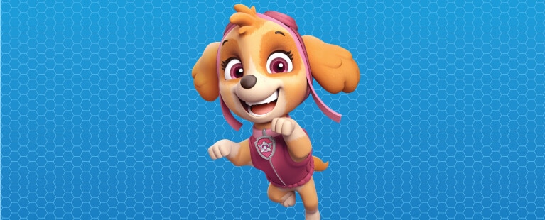 Paw Patrol Characters - Biography Skye - Mobile image