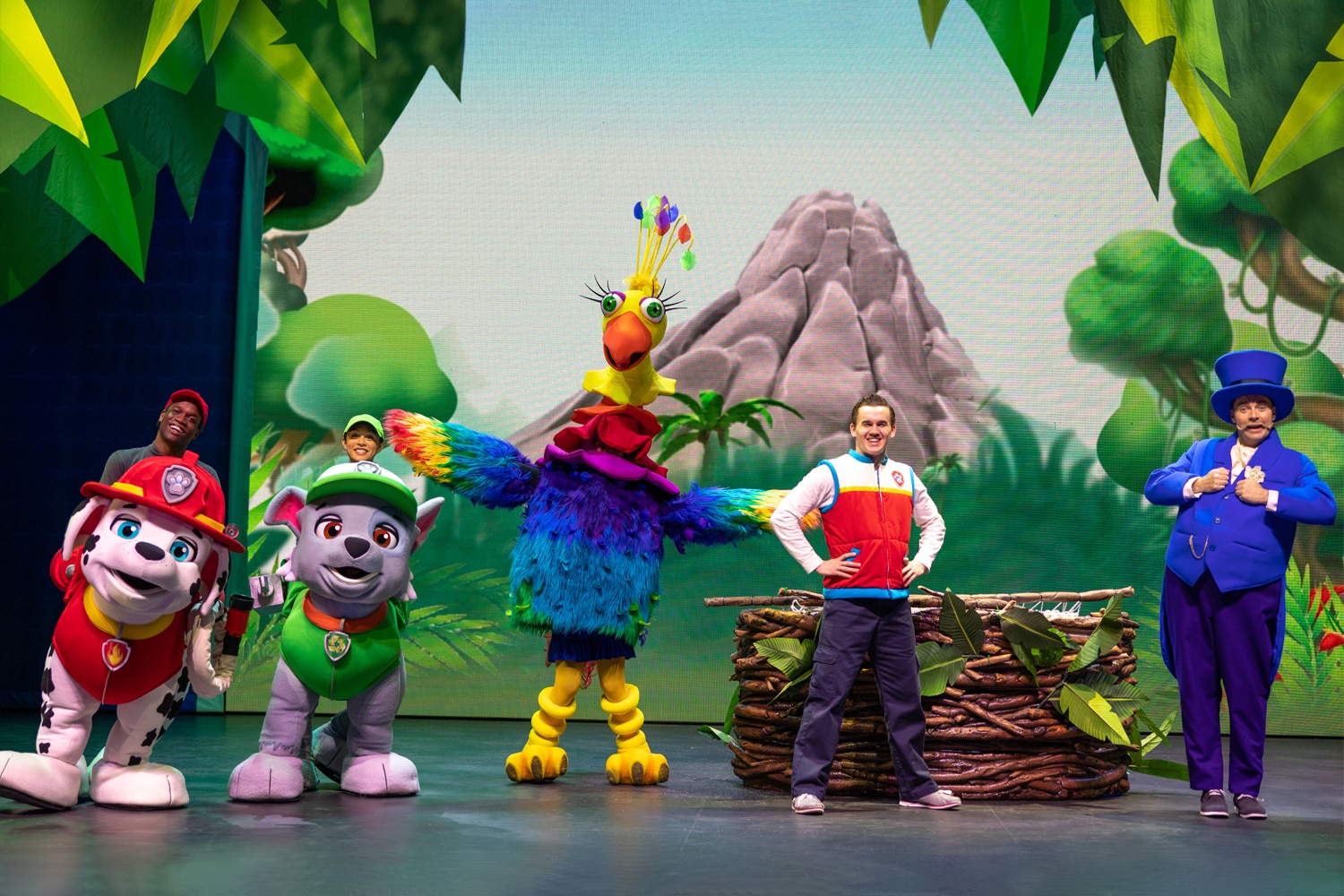 Characters from Paw Patrol Live